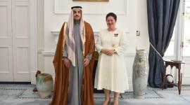 جانب من تسليم أوراق الاعتماد