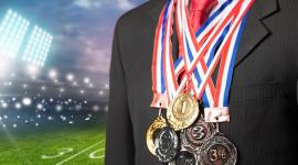 الميداليات الأولمبية مصنوعة من الذهب والفضة والبرونز