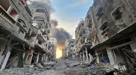 آثار عدوان الاحتلال الإسرائيلي على غزة - صورة أرشيفية