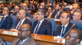 الوفد القطري المشارك في المؤتمر