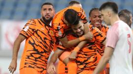 جانب من المباراة