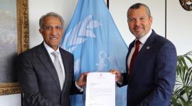 جانب من تسليم أوراق الاعتماد