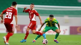 جانب من المباراة