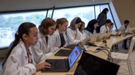 جانب من المخيم