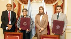 جانب من توقيع الاتفاقية