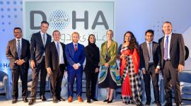 صورة جماعية خلال حفل الاستقبال