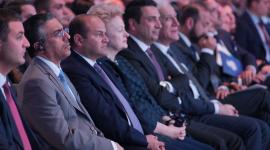 جانب من مشاركة سعادة وزير العمل في المؤتمر