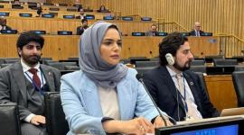 جانب من المشاركة القطرية في الاجتماع