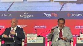 جانب من مشاركة غرفة قطر في فعاليات الملتقى