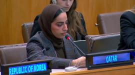 الشيخة المها بنت مبارك آل ثاني سكرتير ثان بالوفد الدائم لدولة قطر لدى الأمم المتحدة