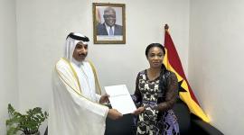 جانب من تسليم أوراق الاعتماد