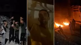 احتفالات في غزة بعد الهجوم الإيراني على إسرائيل