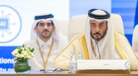 جانب من المشاركة القطرية في المنتدى