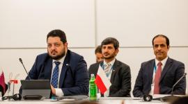 جانب من المشاركة القطرية في الاجتماع