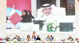 جانب من المشاركة القطرية
