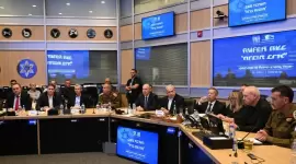 نتنياهو في اجتماع مجلس الحرب