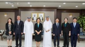 جانب من زيارة الوفد الصيني