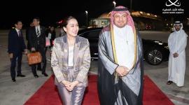 جانب من مراسم المغادرة