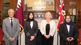 صورة جماعية على هامش الاجتماع