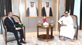 وزير الدولة للشؤون الخارجية خلال تسلم الرسالة الخطية