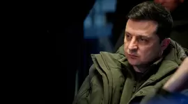 الرئيس الأوكراني فلاديمير زيلينسكي