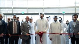 وزير التجارة والصناعة خلال الافتتاح