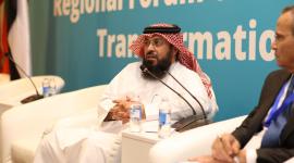 جانب من المشاركة القطرية في المنتدى