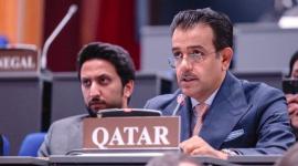 جانب من المشاركة القطرية في المؤتمر