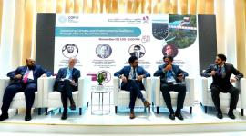 جانب من المشاركة القطرية في المؤتمر