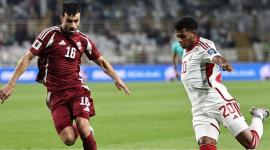 مباراة سابقة بين منتخب قطر ومنتخب الإمارات