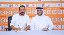 بابلو ماشين بعد توقيع عقود تدريب أم صلال