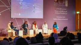 جانب من إحدى جلسات قمة ويش