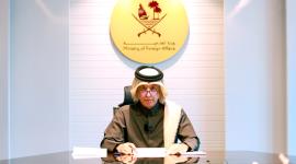 سعادة السيد سلطان بن سعد المريخي وزير الدولة للشؤون الخارجية