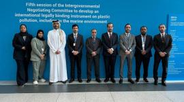 صورة جماعية للوفد المشارك في الاجتماع