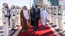 لدى مغادرة رئيس جمهورية السنغال