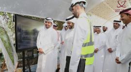 جانب من افتتاح الحديقة