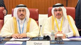 الوفد القطري المشارك في الاجتماع