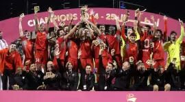 جانب من تتويج نادي الدحيل