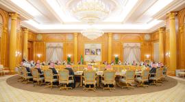 جانب من اجتماع مجلس الوزراء السعودي