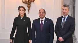 الرئيس المصري وملك الدنمارك