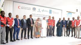 صورة جماعية على هامش القافلة