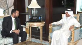 سعادة الأمين العام لوزارة الخارجية يتسلم الرسالة