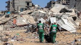 آثار العدوان الإسرائيلي على قطاع غزة - صورة أرشيفية