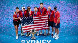 جانب من تتويج المنتخب الأمريكي