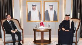 سعادة وزير الدولة للشؤون الخارجية يتسلم الرسالة