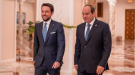 الرئيس المصري وولي عهد الأردن