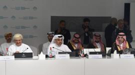 جانب من مشاركة سعادة وزير المالية في الجلسة النقاشية