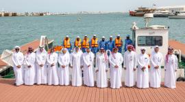 جانب من تدشين المركب الجديد