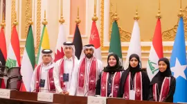 صورة للوفد المشارك في الدورة