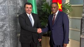 جانب من تسليم أوراق الاعتماد